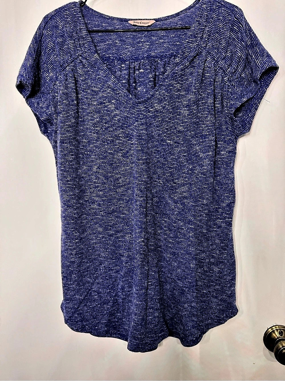 Juicy Couture Blue Short Sleeve Tunic